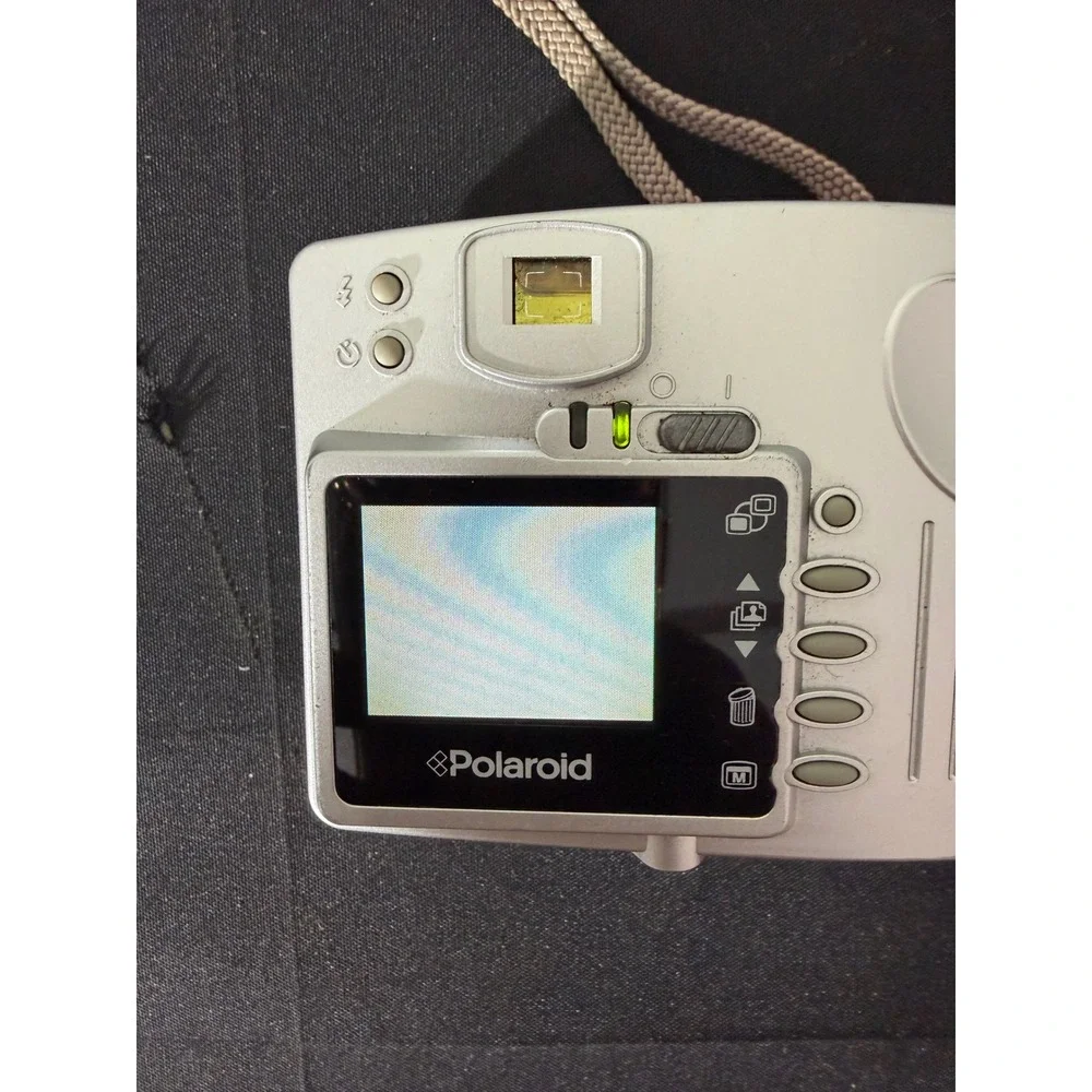Polaroid PhotoMax FUN FLASH Digital Camera Silver GOOD Y2K Vintage Digicam